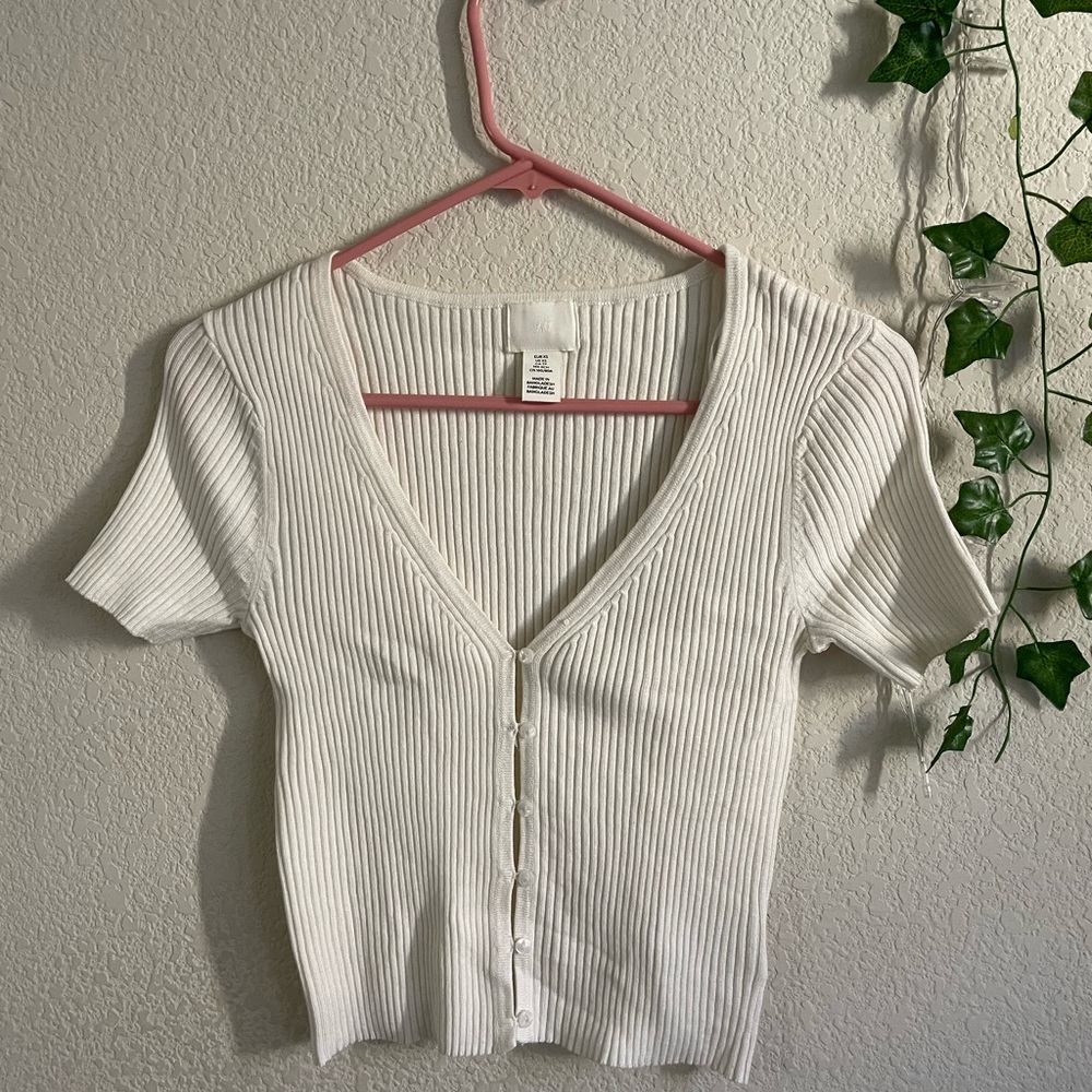 H&M fitted button up shirt